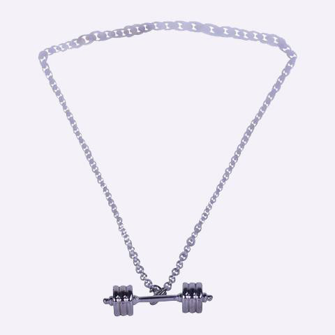 barbell necklace