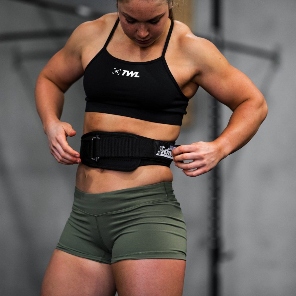 Schief weightlifting belt in black