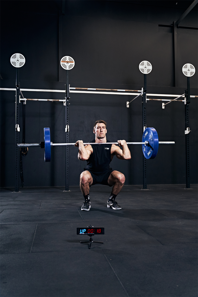 athlete lifting with TWL everyday bumpers